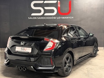 Honda Civic X Hatchback 5d 1.5 VTEC Turbo 182KM 2017 Honda Civic 1.5 T 182 KM Sport CarPlay Kamera Full Led Nawigacja PDC SSU, zdjęcie 11