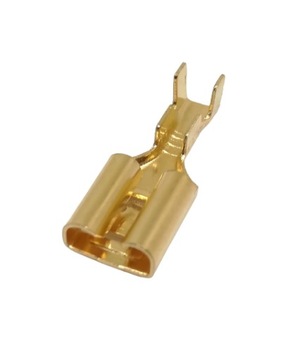 Konektor samochodowy żeński z zaczepem 6,3mm 5szt