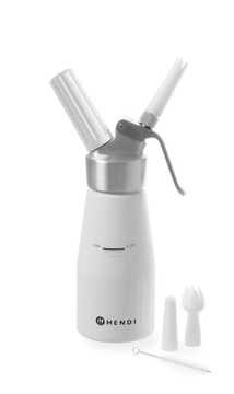 Syfon do bitej śmietany, HENDI, Kitchen Line, 0,25L, ø80x(H)200mm