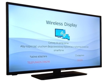 SMART TV LED 40 Telefunken D40F550M1CW FullHD HEVC