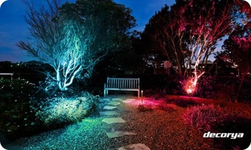 НАБОР 6 САДОВЫХ ЛАМП SKIKE RGB ЦВЕТА ДЛЯ РАСТЕНИЙ