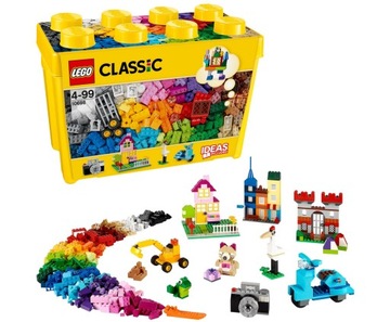 LEGO 10698 Classic Kreatywne Klocki - Duże Pudełko, Pomysł na Prezent