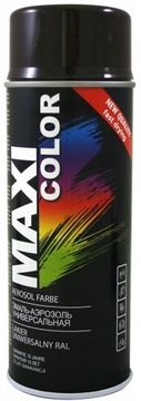 RAL 9005 MAXI COLOR SPRAY 400ML FARBA LAKIER NITRO