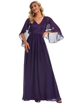 Ever Pretty PLUS SIZE Sukienka damska 00640 r.46