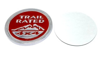 Металлическая эмблема JEEP TRAIL RATED 4X4