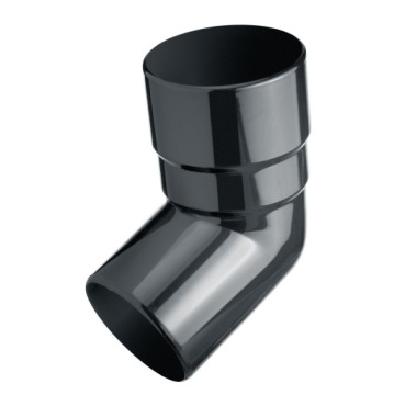 KOLANO rury spustowej PVC 90mm grafit