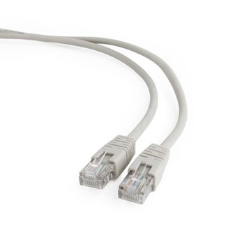 Кабель GEMBIRD PP12-1M UTP (1м; UTP; серый цвет)