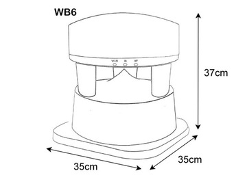 TIC AUDIO НАРУЖНЫЙ САДОВЫЙ ДИНАМИК С WIFI BT