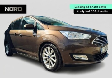 Ford C-MAX II Grand C-MAX Facelifting 1.5 TDCi 120KM 2016 Ford Grand C-MAX Bezwypadkowy, FV23, KredytowanieLeasing, gwarancja 12m ge