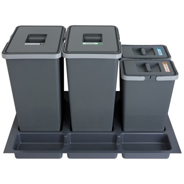 Sortownik śmieci FUTURE CONFIG 80cm 2x24 2x8 64l