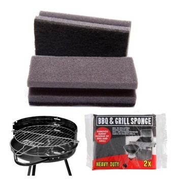 НАБОР ДЛЯ ЧИСТКИ ГРИЛЯ 2x ГУБКА ДЛЯ ТИТАНОВОЙ ЖИДКОЙ ЩЕТКИ