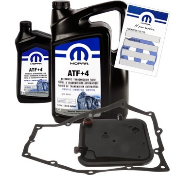 OLEJ MOPAR ATF+4 + FILTR SKRZYNI BIEGÓW 42RLE