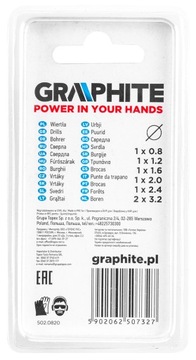 Сверла прецизионные 0,8-3,2 мм, набор 7 шт.