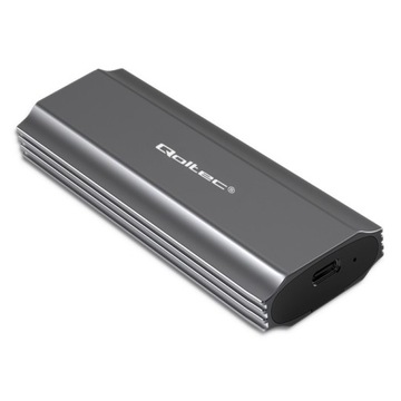 Qoltec Solidna Obudowa kieszeń NV2271 na dysk M.2 SSD SATA NVMe USB-C 2TB