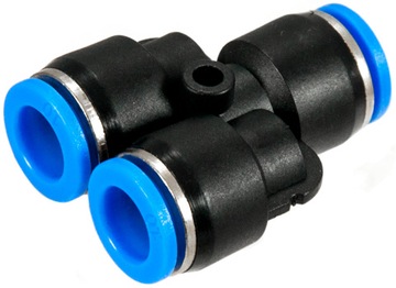 ZŁĄCZKA AUTO TRÓJNIK wtykowy Y rozgałęźnik 8mm