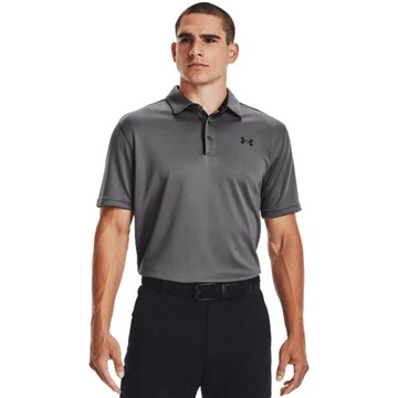 Koszulka Polo męska Under Armour Tech Polo 1290140 Szara r. L