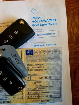 Volkswagen Golf Sportsvan Sportsvan 1.4 TSI BlueMotion Technology 125KM 2014 Volskwagen Sportsvan 1,4 TSI 125 KM bdb stan, zdjęcie 29