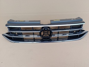 VW TIGUAN II 5NA R LINE LIFT ATRAPA GRILL PRZÓD CHROM KRATKA SUPER STAN
