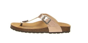 Buty japonki billowy w kolorze złotym rozmiar 39