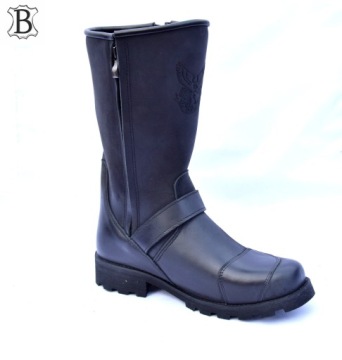 КОЖАНЫЕ БОТИНКИ HARLEY CHOPER RACEBOOTS ПОЛЬСКИЕ KLZ