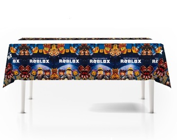 Zestaw urodziny gamingowe ROBLOX KUBKI TALERZYKI SERWETKI OBRUS 41szt. game