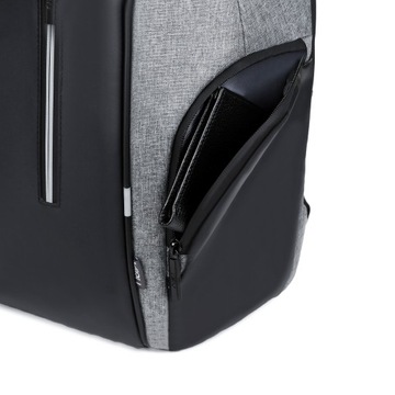ЧЕРНЫЙ РЮКЗАК CITY ДЛЯ НОУТБУКА 15,6 ДЮЙМОВ С Водонепроницаемый USB РЮКЗАК