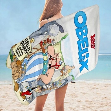 dr nowy Obelix i Asterix RĘCZNIK KĄPIELOWY PLAŻOWY