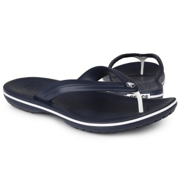 Klapki, japonki, męskie Crocs CROCBAND FLIP NAVY WHITE