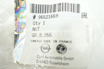 ГАЙКА ВАЛА OPEL MOVANO B 95521559