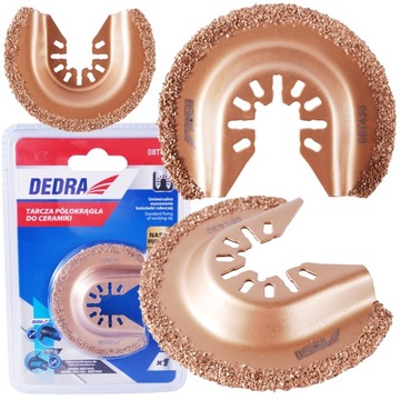 Tarcza półokrągła do ceramiki 65mm DEDRA 08T430