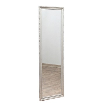 NOWE STYLOWE SREBRNE LUSTRO W SREBRNEJ RAMIE