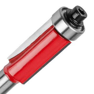 Фреза прямая с нижним подшипником, длинная, хвостовик 8 мм.