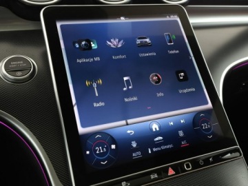 Mercedes Klasa C W206 2022 Mercedes C 220 mHEV 4x4 automat skóra panorama, zdjęcie 22