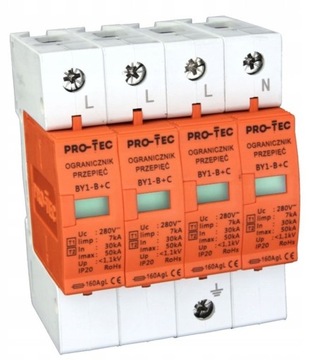 Ogranicznik przepięć B+C 50kA Pro-Tec 3212040