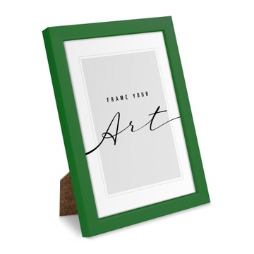 Zielona ramka na zdjęcie lub plakat 18x24 cm