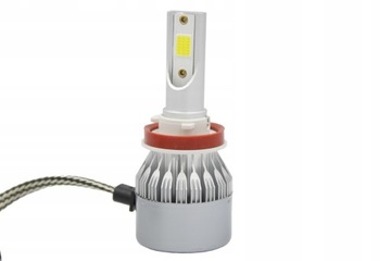 НАБОР СВЕТОДИОДНЫХ ЛАМП H8 H9 H11 7600LM 6000K COB ЛАМПОЧКА CANBUS МОЩНАЯ ХОЛОДНАЯ