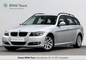 BMW Seria 3 E90-91-92-93 Touring E91 2.0 318d 143KM 2009 BMW Seria 3 Nowy rozrzad Automat LIFT Skora Nawigacja 2kpl. kol E90