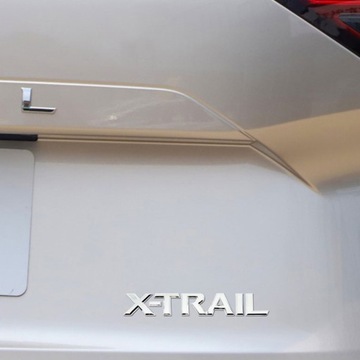 STŘÍBRO X-TRAIL ZNAK ZNAKY NÁLEPKA NA KAROSERIE NISSAN 19.3*3CM