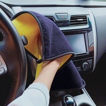 БОЛЬШОЕ ПОЛОТЕНЦЕ ИЗ МИКРОФИБРЫ ДЛЯ СУШКИ АВТОМОЙКИ КОМОК ИЗ МИКРОФИБРЫ 800г