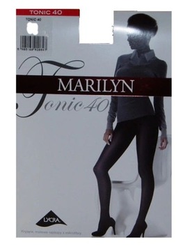 Rajstopy Marilyn Tonic 40 den microfibra granat 3