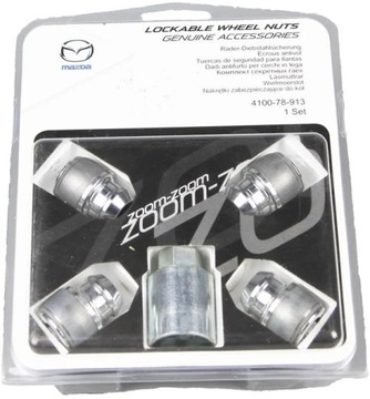 ŚRUBY ZABEZPIECZAJĄCE ZESTAW MAZDA 2 3 BM BP 6 GJ CX-3 MX-5 ND 17MM