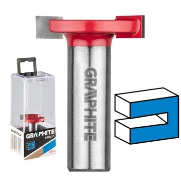 Frez do wpustów, HM, 32 x 6.35 mm, trzpień 12 mm