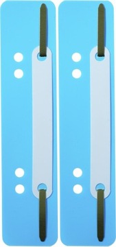 Wąsy skoroszytowe niebieskie Durable 25szt x 2