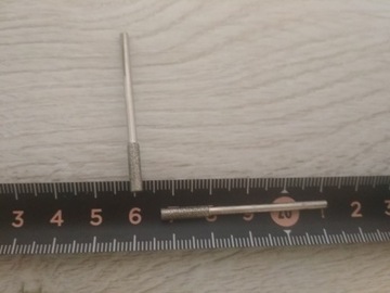 Wiertło diamentowe 3 mm, uchwyt 2,35mm, do szkła, ceramiki, 3 szt