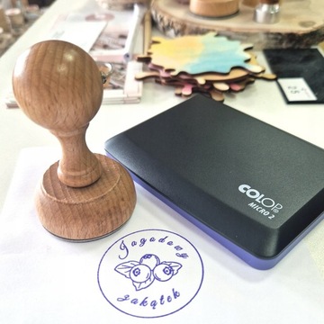 Ручной штамп 40 мм с вашим ЛОГОТИПОМ, текстом, графикой, УЗОРАМИ, рисунками.