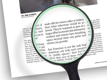 КЛАССИЧЕСКАЯ УЛУПА, ЛИНЗА 100 ММ