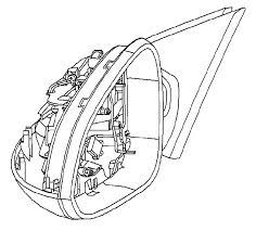 MAZDA 5 CR MOTOR MOTOREK ZRCÁTKO LEVÝ