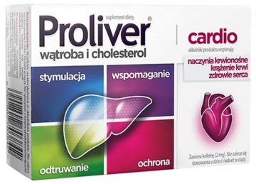 PROLIVER CARDIO Wątroba Serce Krążenie 30 tabletek