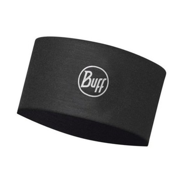 Opaska na głowę Buff COOLNET UV WIDE HEADBAND SOLID BLACK