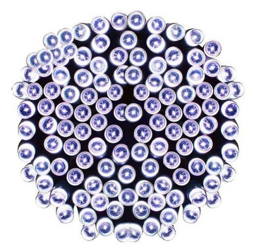 lampki CHOINKOWE LED 200 BIAŁY zimny programa 13m